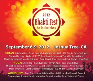 Bhakti Fest Flier